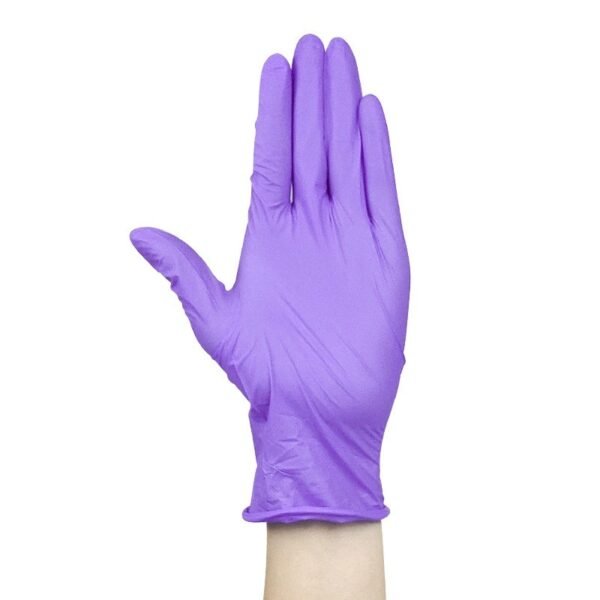 Disposable Nitrile Gloves, Thick Waterproof Oil Proof Protective Gloves for Kitchen, Cleaning and Beauty Salon